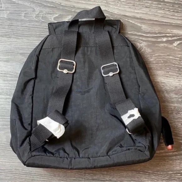 Kipling Queenie Backpack Black Tonal School Travel Gym NWT - Picture 8 of 11